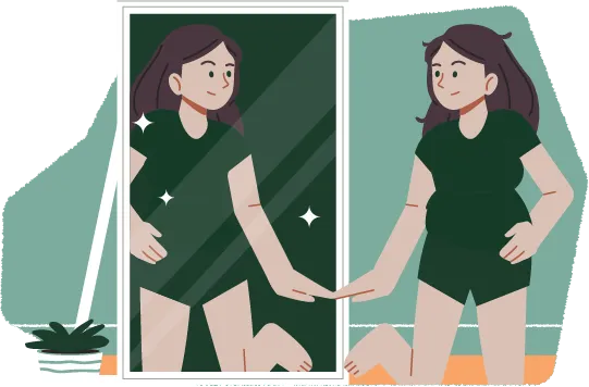 Same-Weight, Different-Body Women